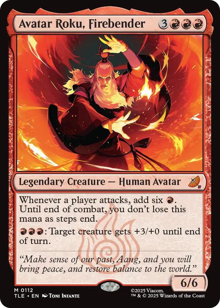 Avatar Roku, Firebender - Commander Deck list