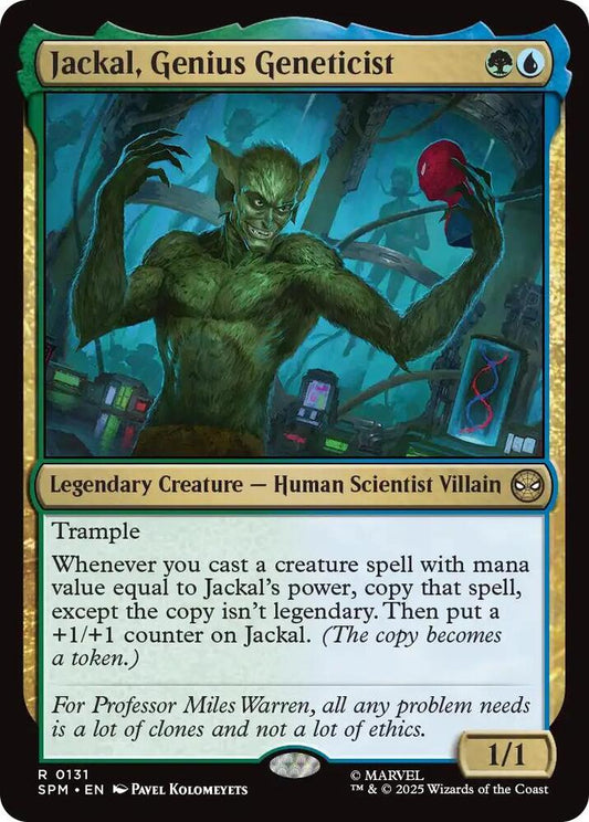 Jackal, Genius Geneticist - Commander Deck List