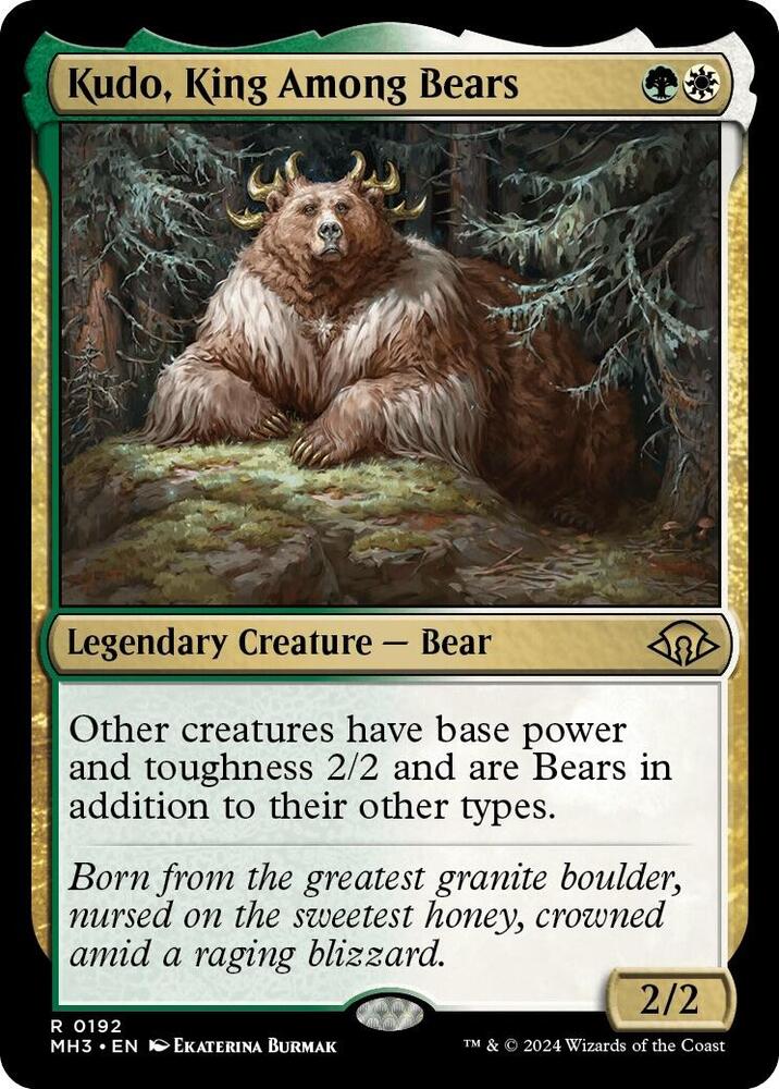 Kudo, King Among Bears - Budget Commander Deck List